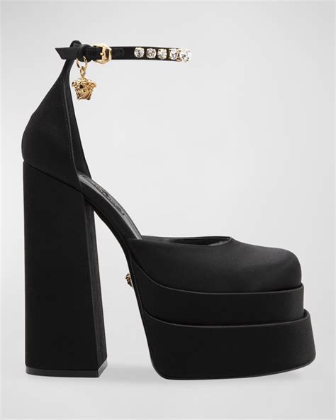 versace platform heels medusa|versace platform heels dupe.